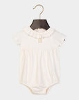 Escada White Baby Girl Romper