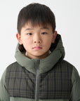 Colmar Hooded Quilted Contrast Insert Green Coat