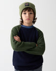 Colmar Color Block Blended Cashmere Crewneck