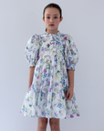 Steph Garden Print Voile Dress