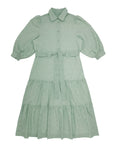 Zaikamoya Gingham Scarlet Dress