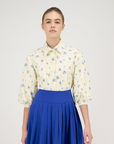 Zaikamoya Felicity Blue Flowers Blouse