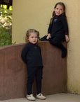 Miss Mini Rhinestone Bow Girls Shabbos Set