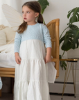 Miss Mini Pointelle Knit Shabbos Maxi