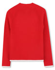 Sonia Rykiel Red High Neck Sweater