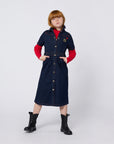 Sonia Rykiel Red High Neck Sweater
