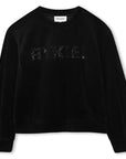 Sonia Rykiel Black Logo Crewneck Sweatshirt