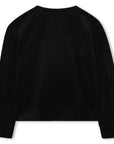 Sonia Rykiel Black Logo Crewneck Sweatshirt
