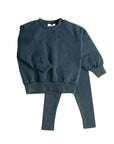 Birnham On The Sea Ocean Teal Sweatshirt Set