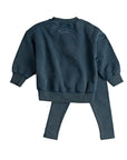 Birnham On The Sea Ocean Teal Sweatshirt Set