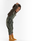 Birnham On The Sea Moss Green Baby Overall