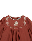 Emile Et Ida Acajou Brodee Dress