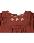 Emile Et Ida Acajou Brodee Romper