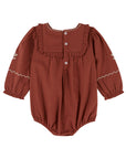 Emile Et Ida Acajou Brodee Romper