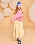 AO76 Fluo Teen Pink Wanda C-Neck Sweatshirt