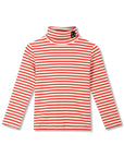Wynken Red Striped Turtleneck Set