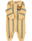 Piupiuchick Terry Cotton Striped Baby Jumper