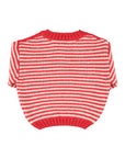 Piupiuchick Ecru Red Stipes Sweater