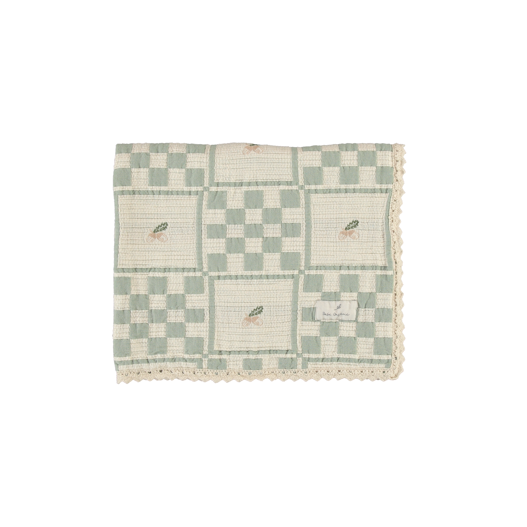 Bebe Organic Acorn Patchwork Blanket – flamingobabychild