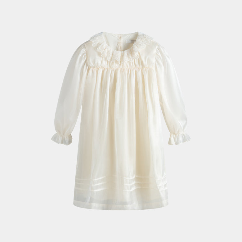 Cera Una Volta Cream Lame Angelica Dress