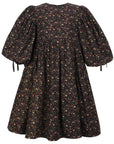 Jessie And James Green Flower Cord Dress