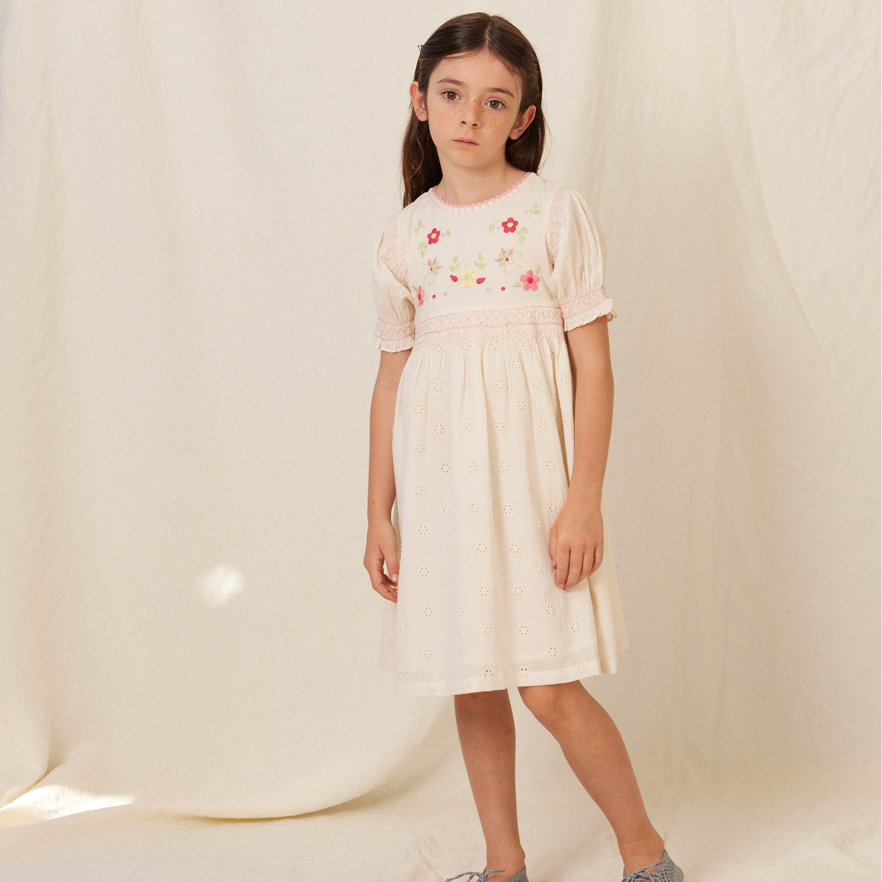 Bebe organic　LENA DRESS　3Y Bebe Organic Luna Dress – flamingobabychild
