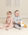 Bee And Dee Boutique Bird Pointelle Footie + Hat