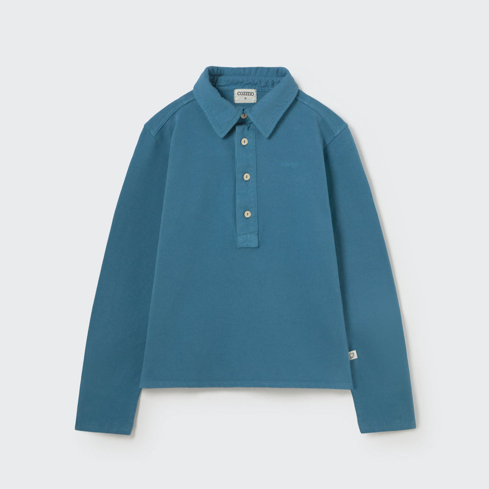 My Little Cozmo Midnight Blue Soft Brushed Fleece Calik Polo