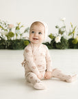 Citrine Blueberry Bunches Footie Set