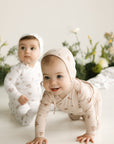 Citrine Blueberry Bunches Footie Set