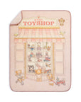 Lil Teddy Toy Shop Blanket - Sugary Pink