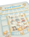 Lil Teddy Toy Shop Blanket - Blueberry Biscuit