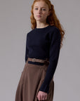 Soir Cocoa Nora Midi Skirt