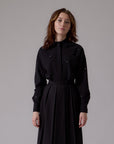 Soir Black Liliane Blouse