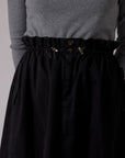 Soir Black Rown Midi Skirt