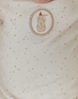 Ely's And Co Ivory Tan Bunny Footie Set