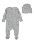 Bee And Dee Countryside Quaint Boys Footie + Hat