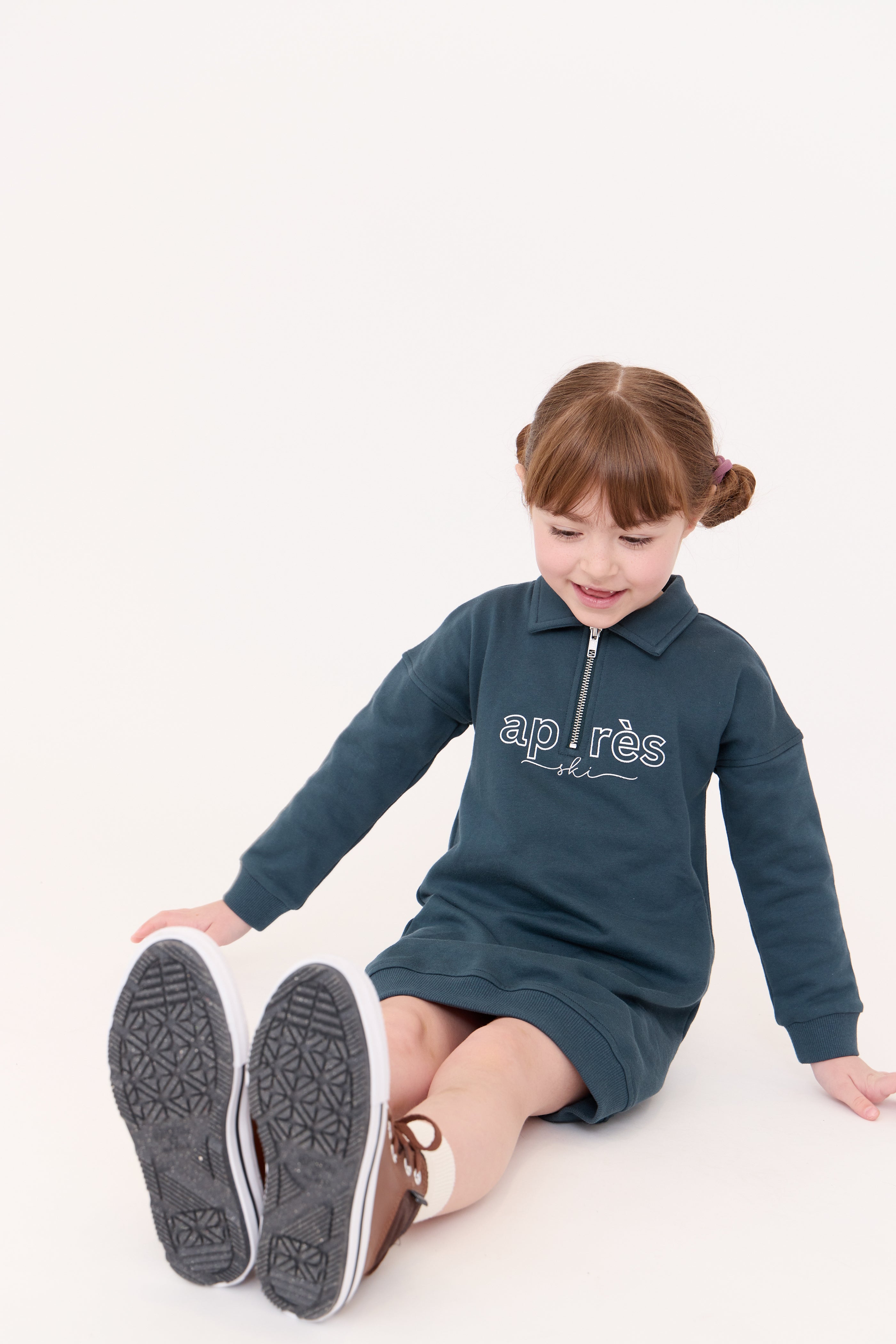 Crew Kids Green Ayala Dress
