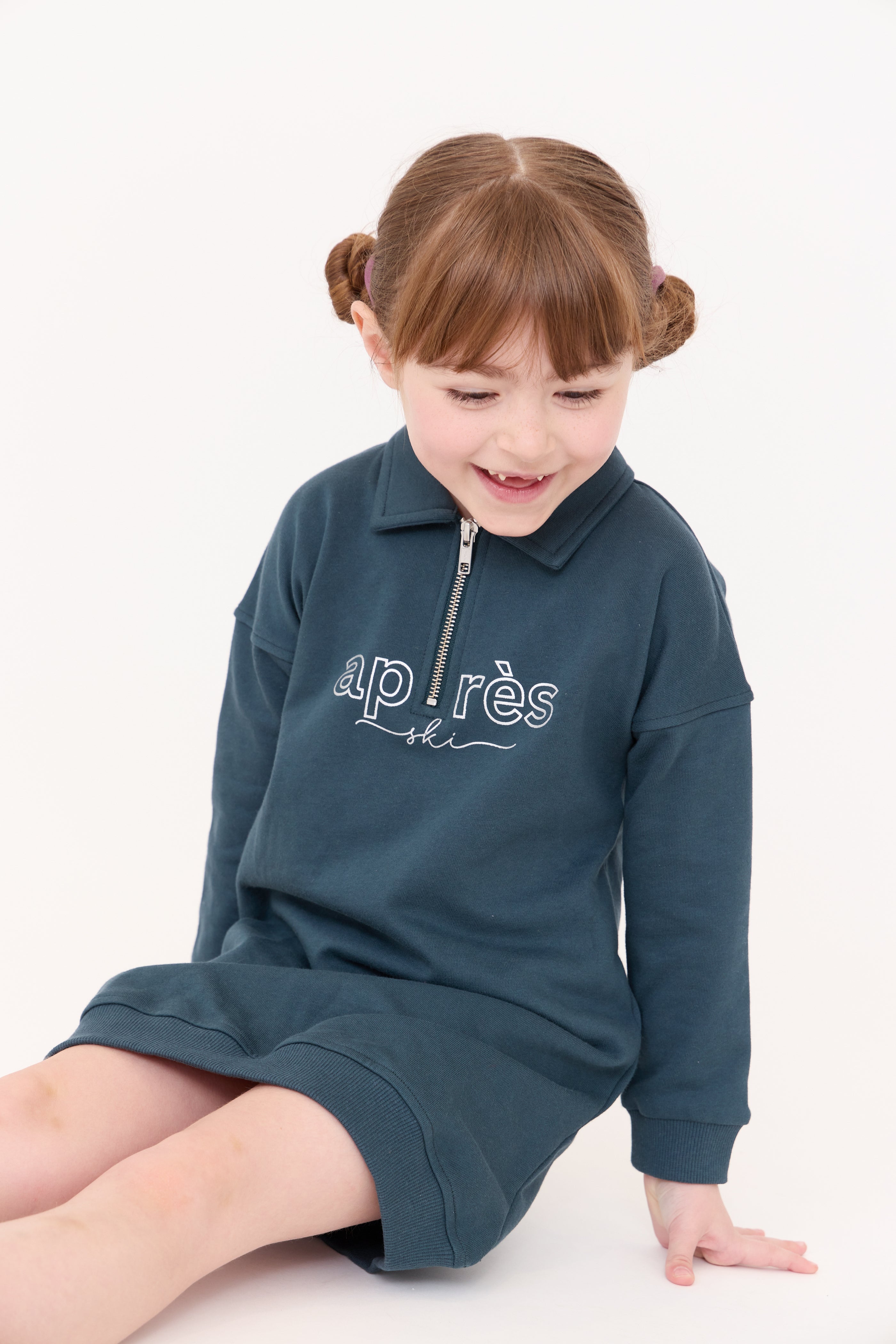Crew Kids Green Ayala Dress