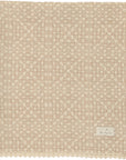 Bebe Organic Taupe Crochet Blanket