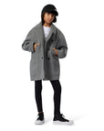 DKNY Chine Grey Trench Coat