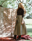 Gem Coper Bow Detail Taffeta Skirt