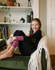 Lil Legs Striped Cuff Lounge Set