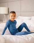 Pouf Royal Blue Shoot For The Moon Pajama