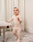 Pouf Pink Vintage Bear Footie + Hat