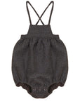 Calla Lili Grey/Brown Girl Tweed Romper