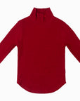 Cottier Crimson Delilah Turtleneck