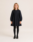 Little Tempest Girls Taffeta Party Dress With Collar