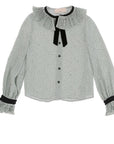Elisabetta Franchi Georgette Shirt With Collar