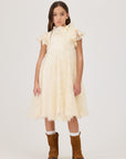 Ermanno Scervino Ecru Abito Lace Dress